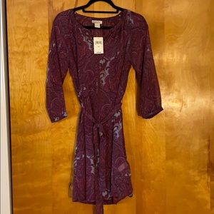 NWT Lucky Brand Belted Dress
